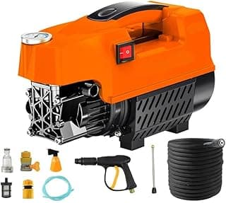 QWEBARS CAR Washer High Pressure Washer, Car Washer, 1800 Watts Motor, 120 Bars, 6.5L/Min Flow Rate, 8 Meters Outlet Hose, Portable, Car, Bike & Home Cleaning (Gun Washer) - view 1